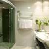 Schönes Badezimmer des Balneo Hotel Zsori, in Mezokovesd Schönes Badezimmer des Balneo Hotel Zsori, in Mezokovesd