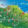 Balatonaliga Club Aliga - Die Landkarte des Erholungkomplex - Hotel Club Aliga
