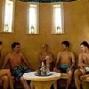 Stimmungsvolle Sauna im Hotel Fabelhaft Shiraz in Ungarn