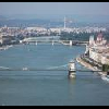 Panorama-Aussicht auf Budapest mit der Kettenbrücke - Novotel Hotel am Ufer der Donau